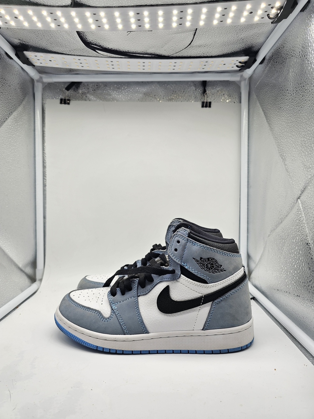 Nike Air Jordan 1 High OG White/Light Blue/Black Men’s Sneakers